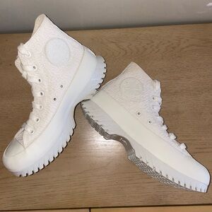 Women’s White Hi Top Converse